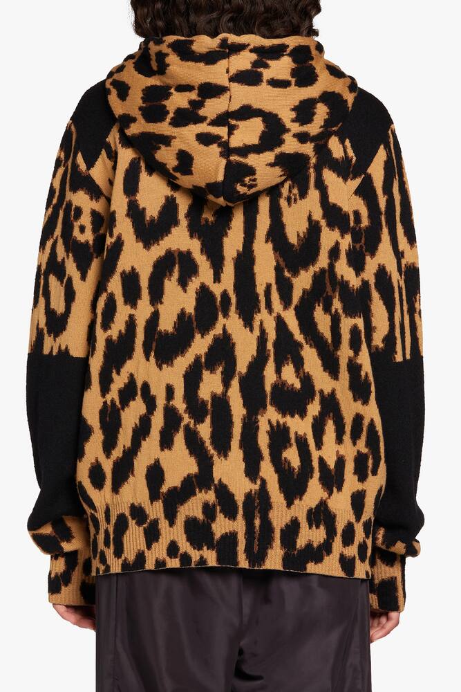 rinascente Roberto Cavalli Felpa con cappuccio motivo animalier