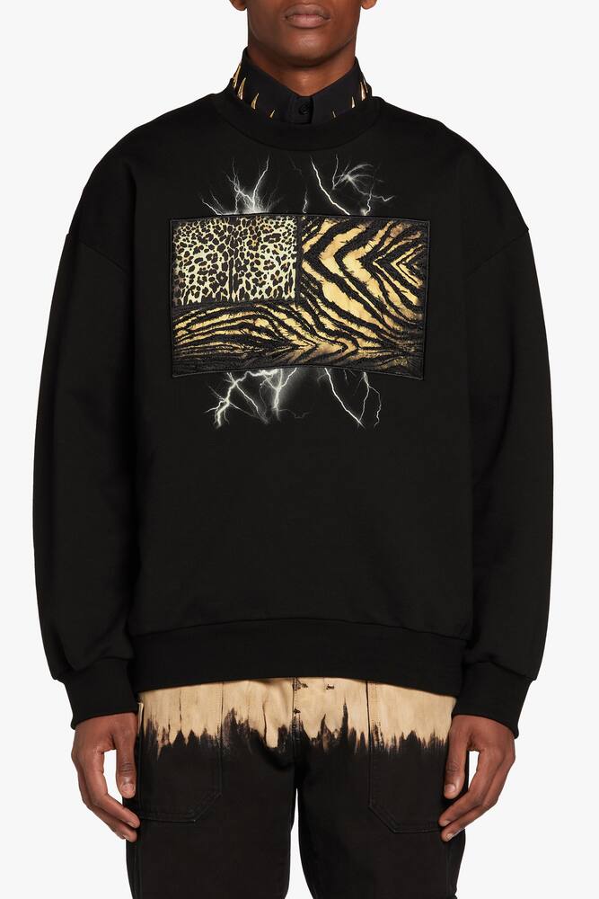 rinascente Roberto Cavalli Crewneck over fit sweatshirt