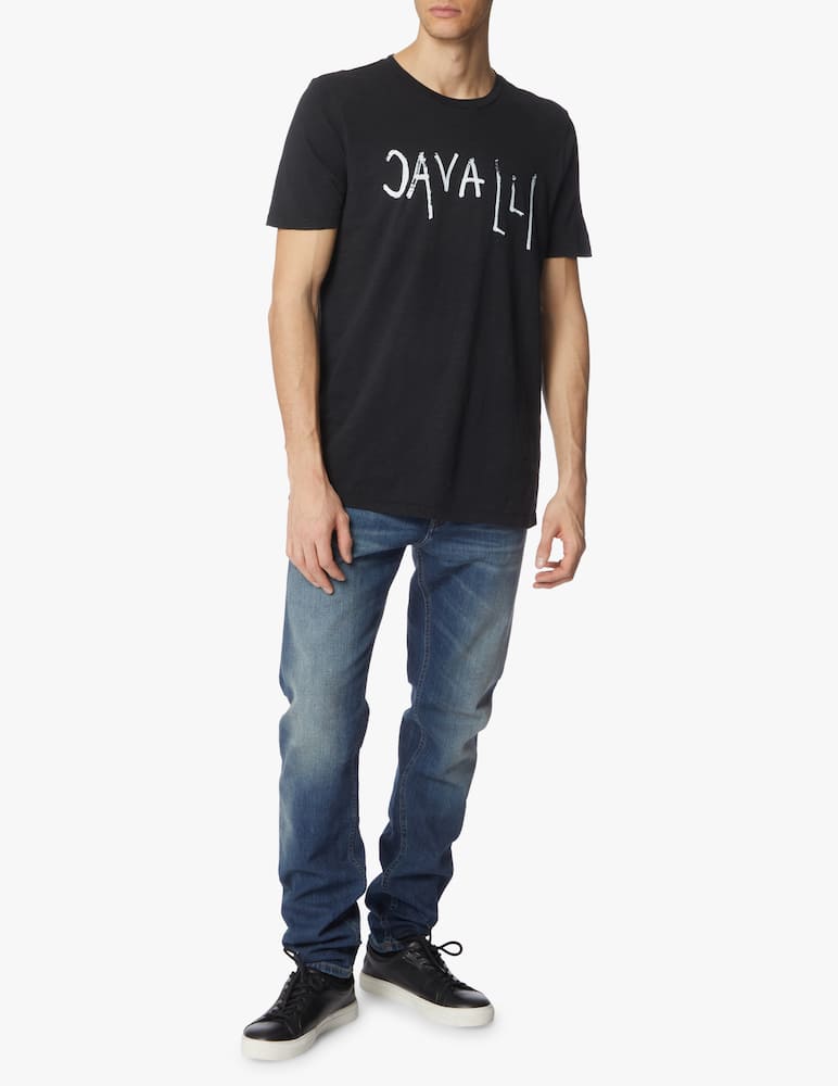 Roberto Cavalli Slim fit t-shirt - black - picture 2 Roberto Cavalli Slim fit t-shirt - black - picture 2