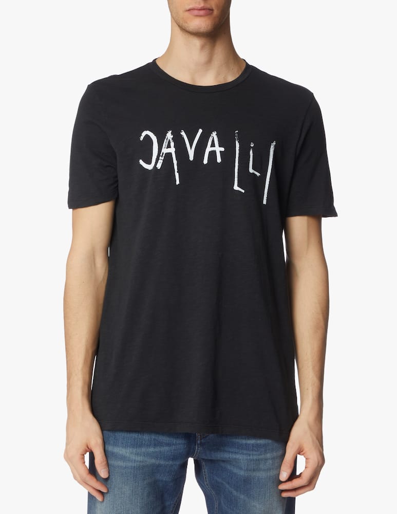 Roberto Cavalli Slim fit t-shirt - black - picture 1 Roberto Cavalli Slim fit t-shirt - black - picture 1