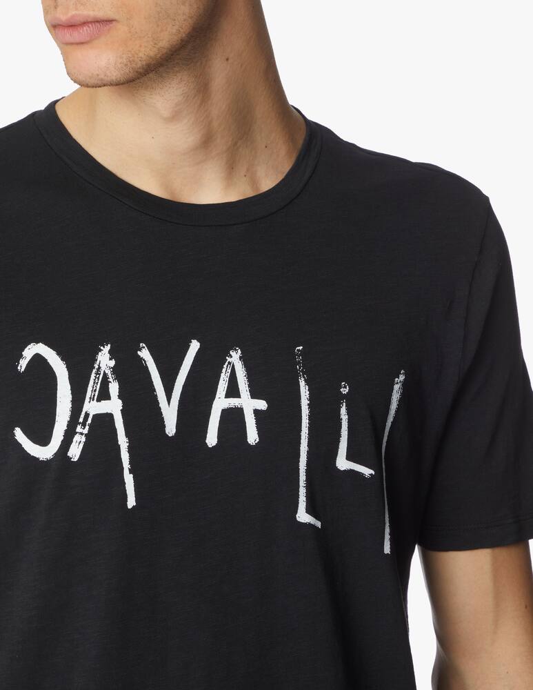 Roberto Cavalli Slim fit t-shirt - black - picture 4 Roberto Cavalli Slim fit t-shirt - black - picture 4