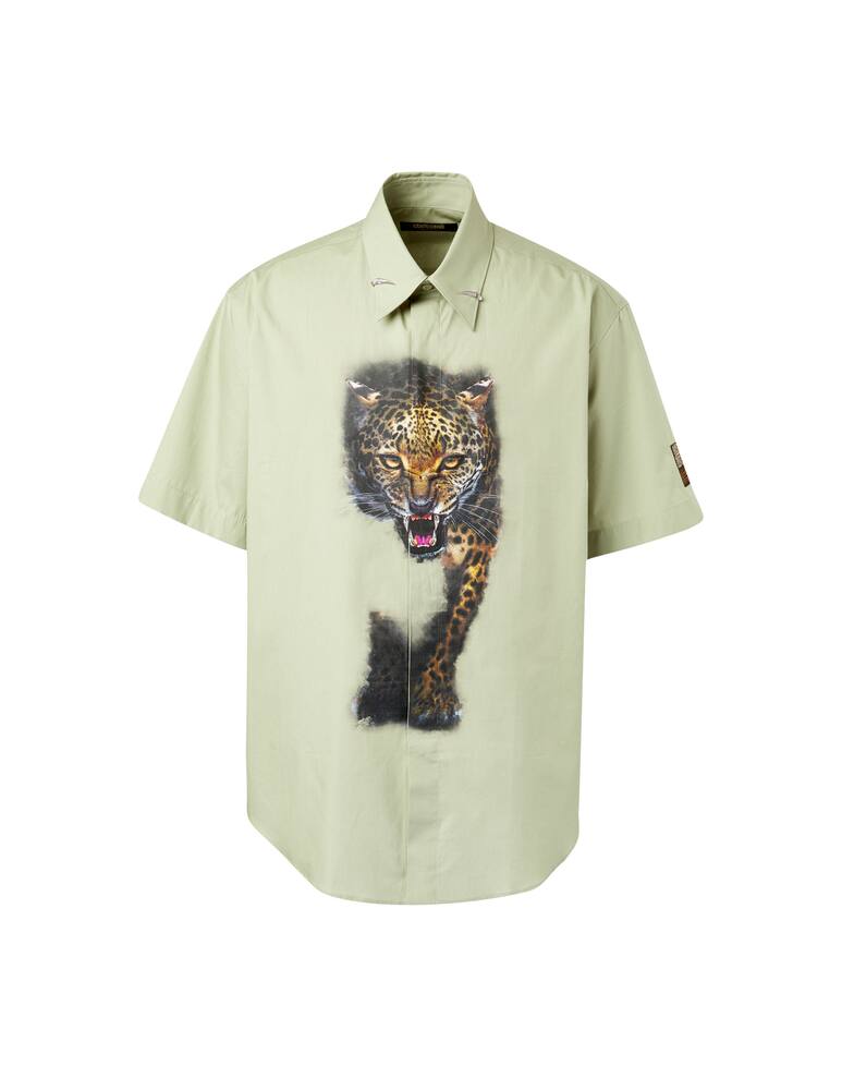 rinascente Roberto Cavalli Camicia manica corta felix - verde