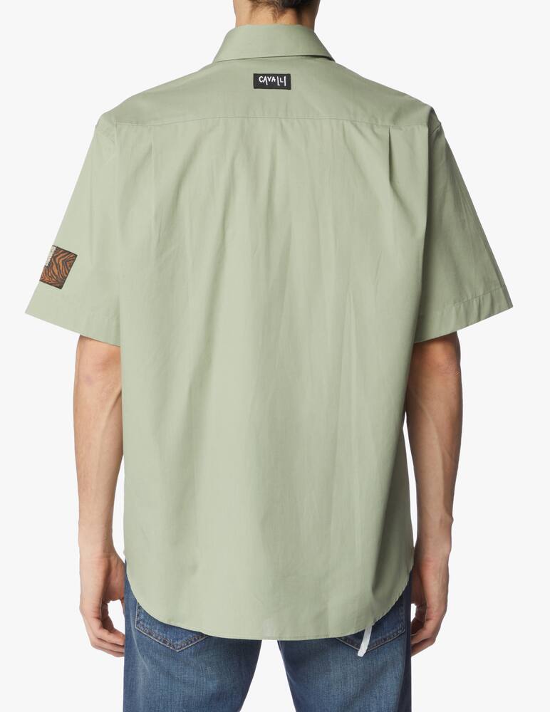 rinascente Roberto Cavalli Camicia manica corta felix - verde