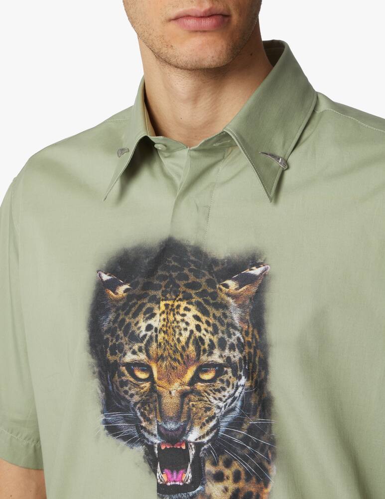 rinascente Roberto Cavalli Camicia manica corta felix - verde