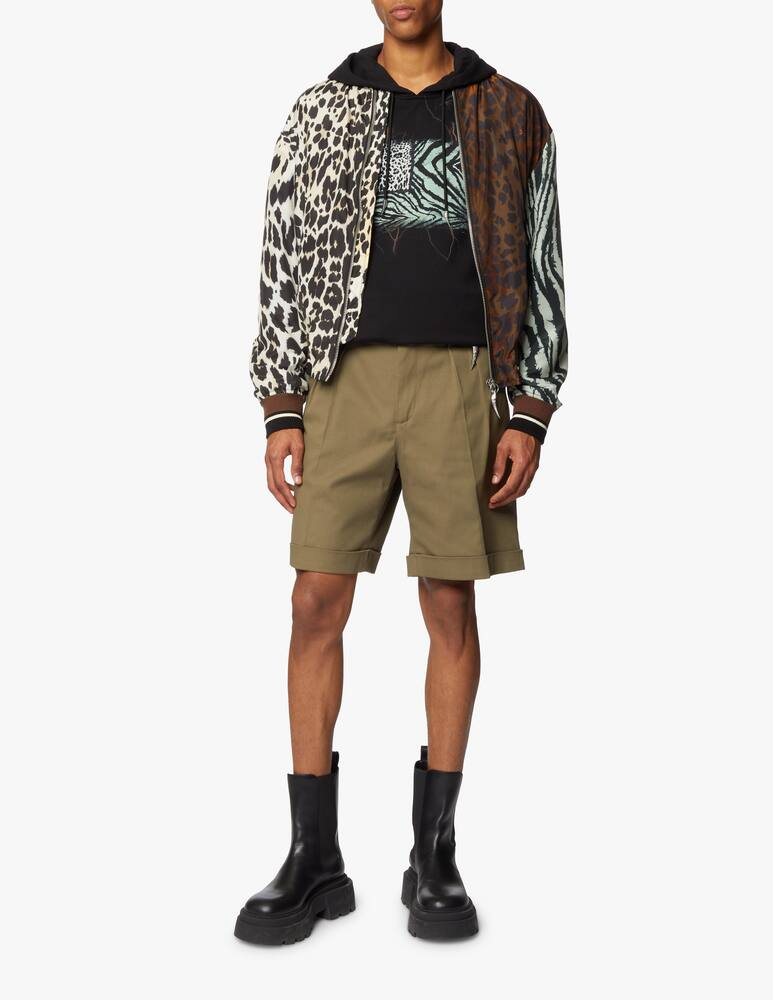 rinascente Roberto Cavalli Bomber con coste lavorate a maglia - multicolor