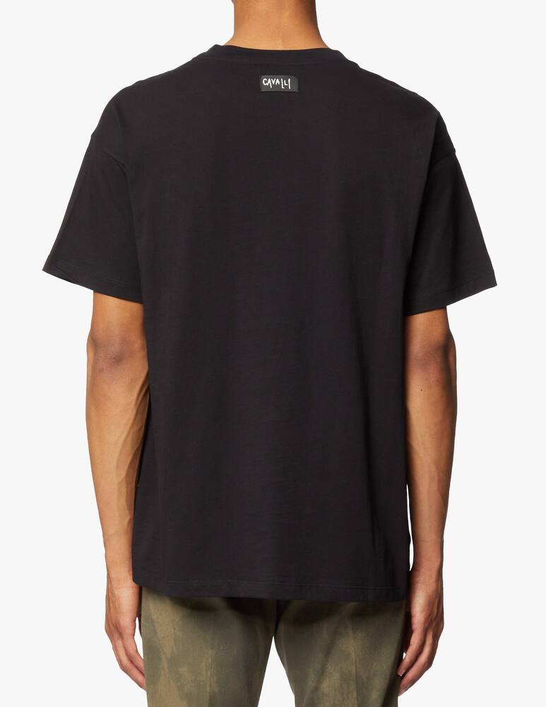 rinascente Roberto Cavalli T-shirt tiger - black