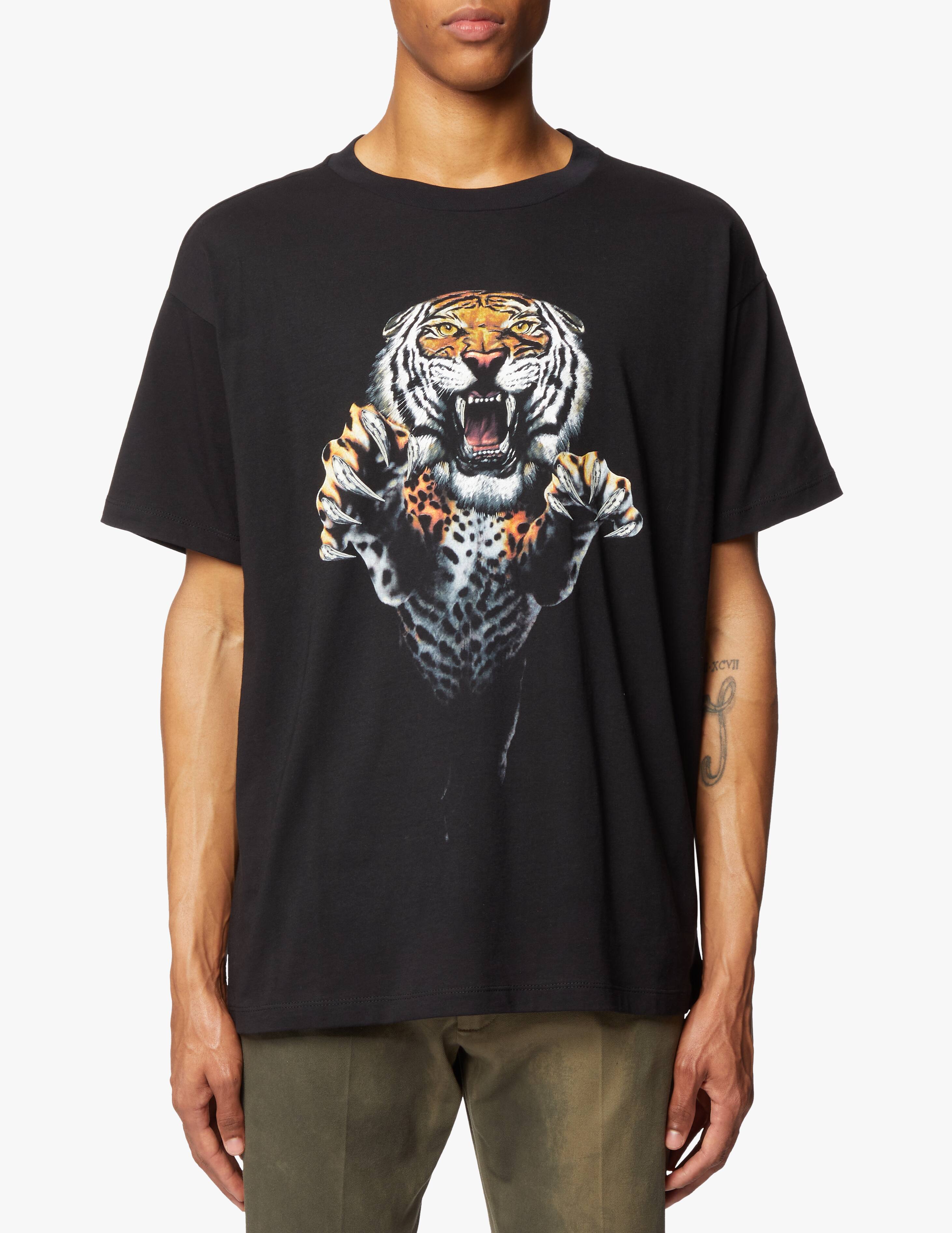 roberto cavalli t shirt tiger
