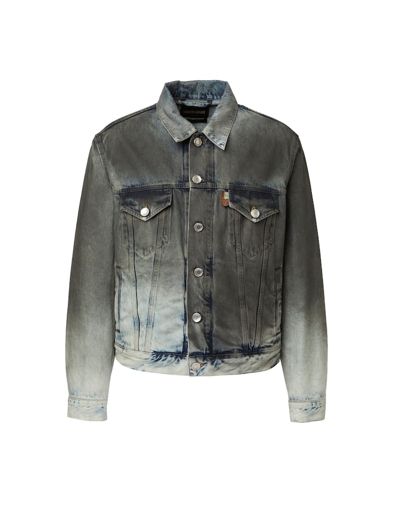 Roberto Cavalli Denim trucker jacket - multi - picture 5 Roberto Cavalli Denim trucker jacket - multi - picture 5