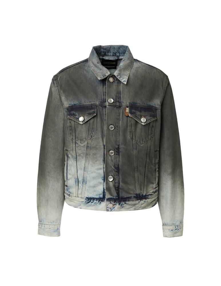 rinascente Roberto Cavalli Denim trucker jacket - multi