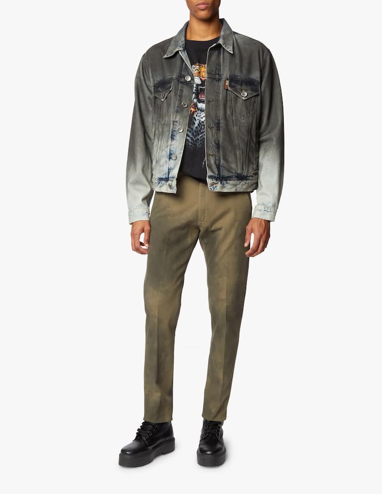 Roberto Cavalli Denim trucker jacket - multi - picture 2 Roberto Cavalli Denim trucker jacket - multi - picture 2