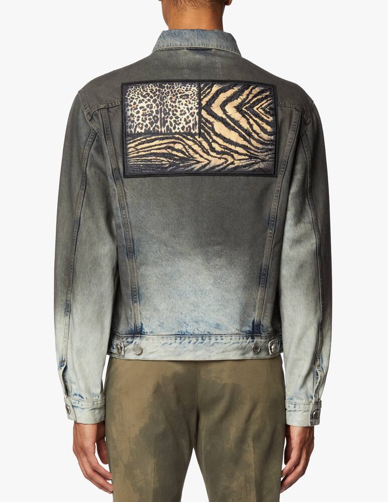 rinascente Roberto Cavalli Denim trucker jacket - multi