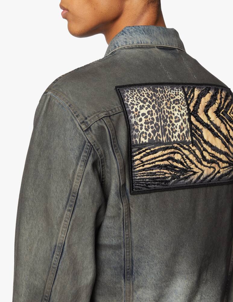 Roberto Cavalli Denim trucker jacket - multi - picture 4 Roberto Cavalli Denim trucker jacket - multi - picture 4