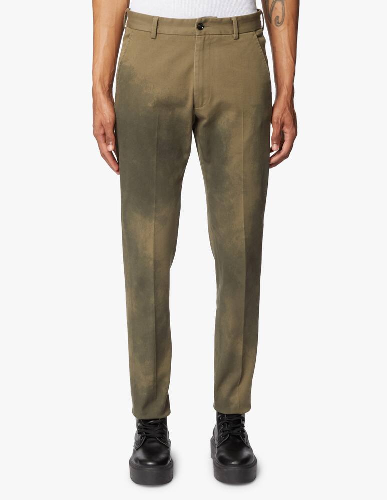 rinascente Roberto Cavalli Pantalone chino slim fit - oliva