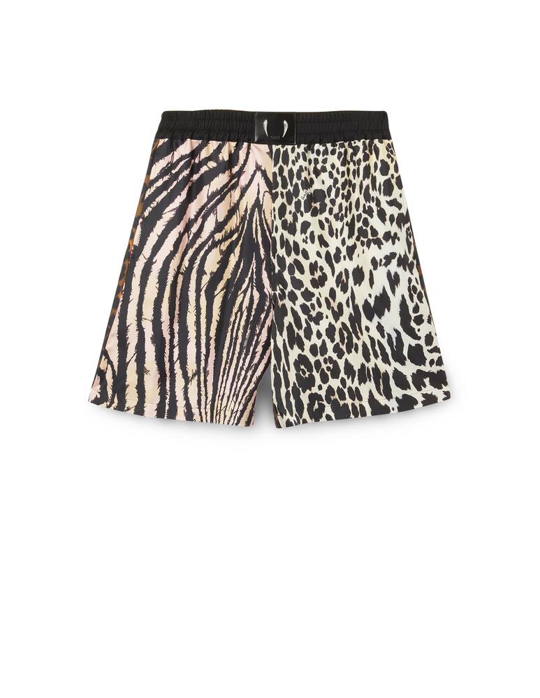 rinascente Roberto Cavalli Shorts with elasticated belt a - multi