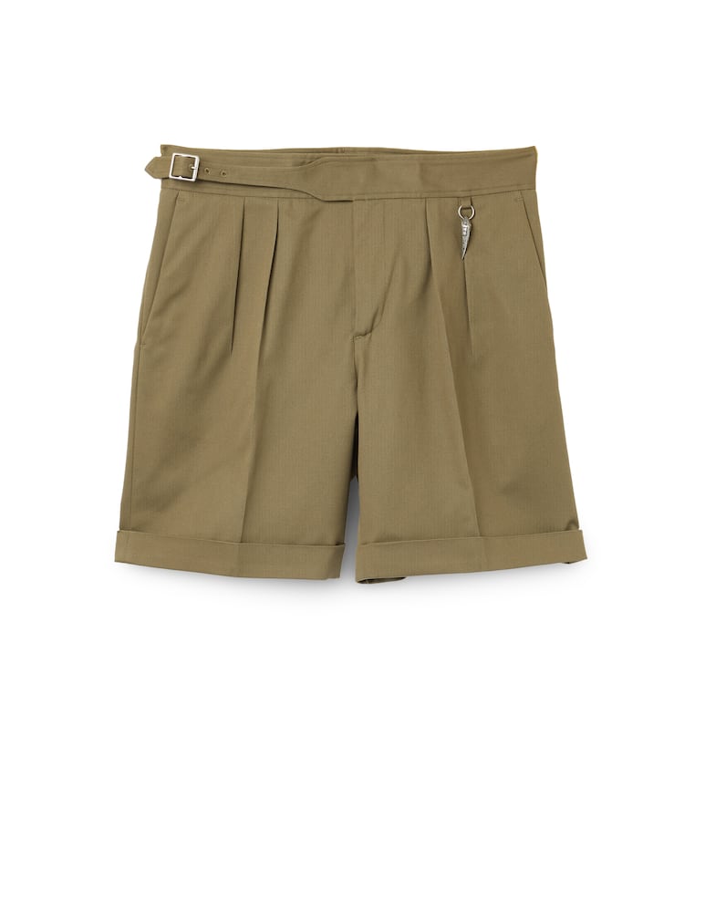 rinascente Roberto Cavalli Bermuda con ciondolo in metallo - oliva