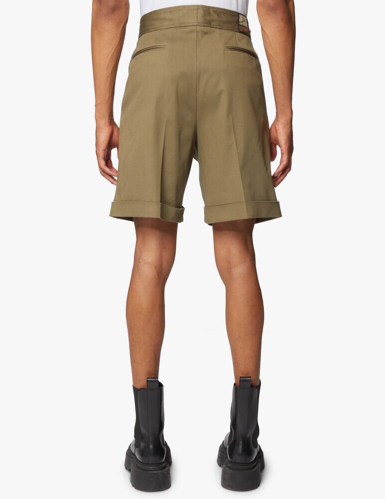 rinascente Roberto Cavalli Bermuda con ciondolo in metallo - oliva