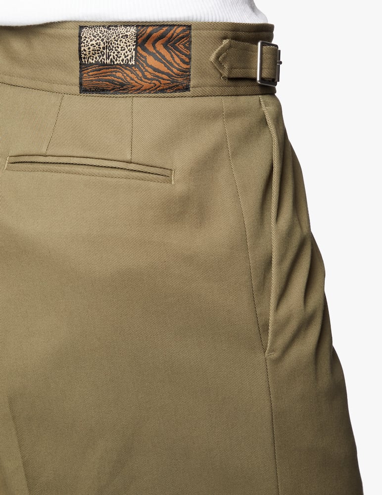 rinascente Roberto Cavalli Bermuda con ciondolo in metallo - oliva