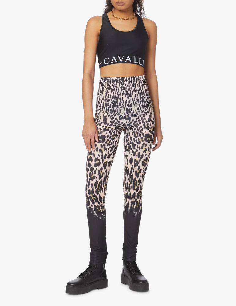 Roberto Cavalli Cropped tank top with logo - black - picture 2 Roberto Cavalli Cropped tank top with logo - black - picture 2