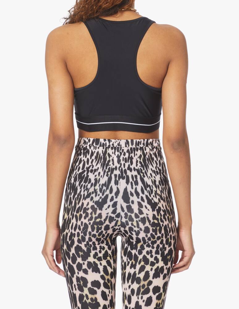 Roberto Cavalli Cropped tank top with logo - black - picture 3 Roberto Cavalli Cropped tank top with logo - black - picture 3