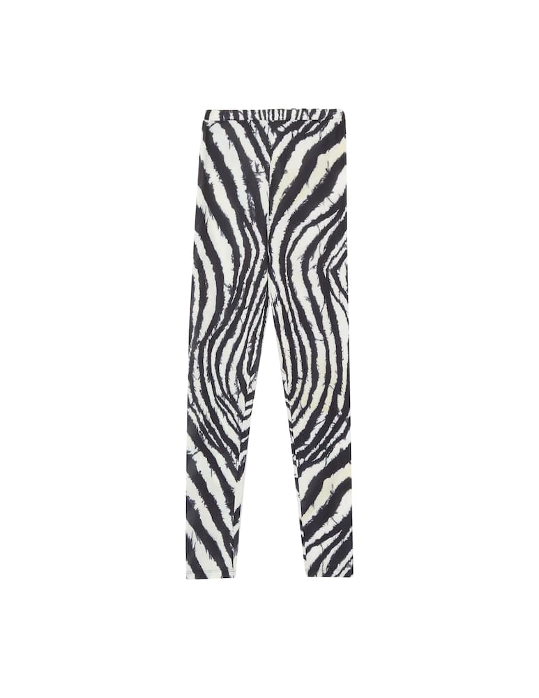 rinascente Roberto Cavalli Leggings zebra print - black