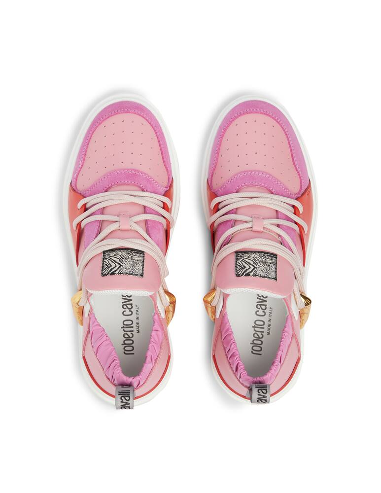 Roberto Cavalli Sneakers basse - rosa - immagine 3 Roberto Cavalli Sneakers basse - rosa - immagine 3