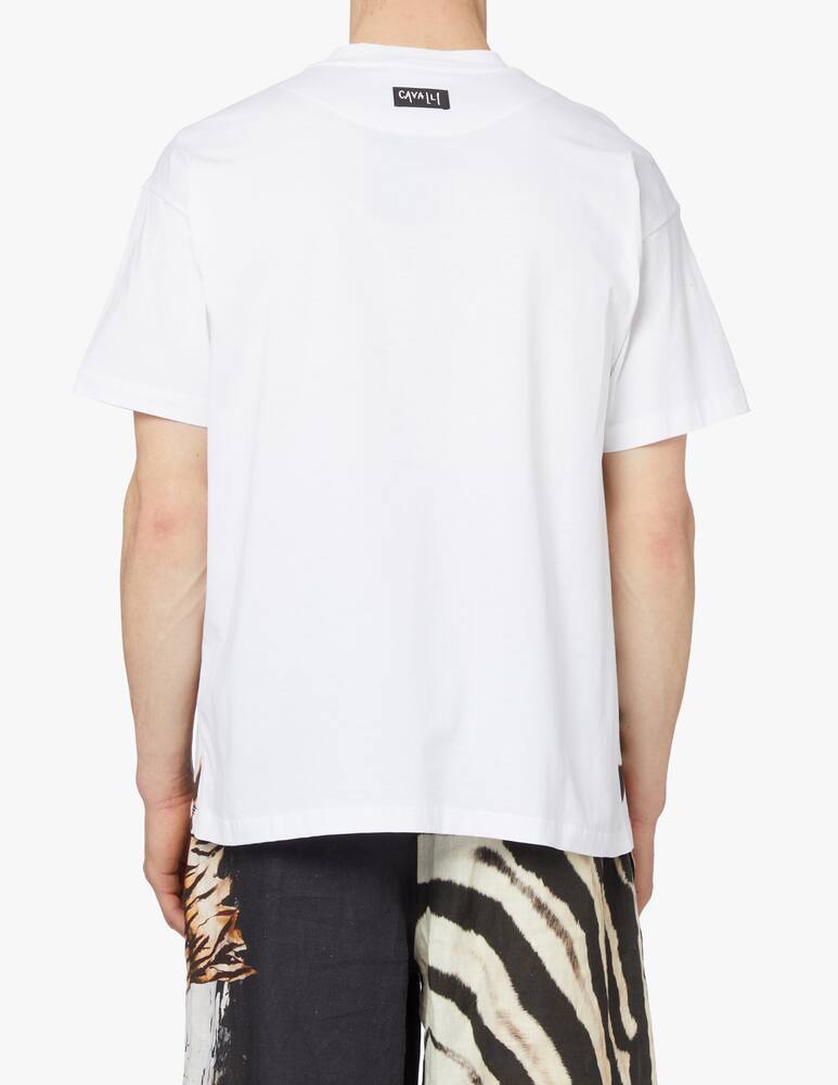 rinascente Roberto Cavalli Maglietta manica corta regular fit - bianco