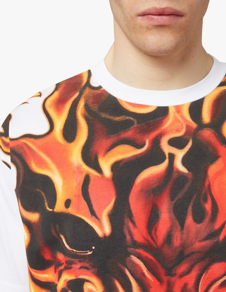 rinascente Roberto Cavalli Maglietta manica corta regular fit - bianco