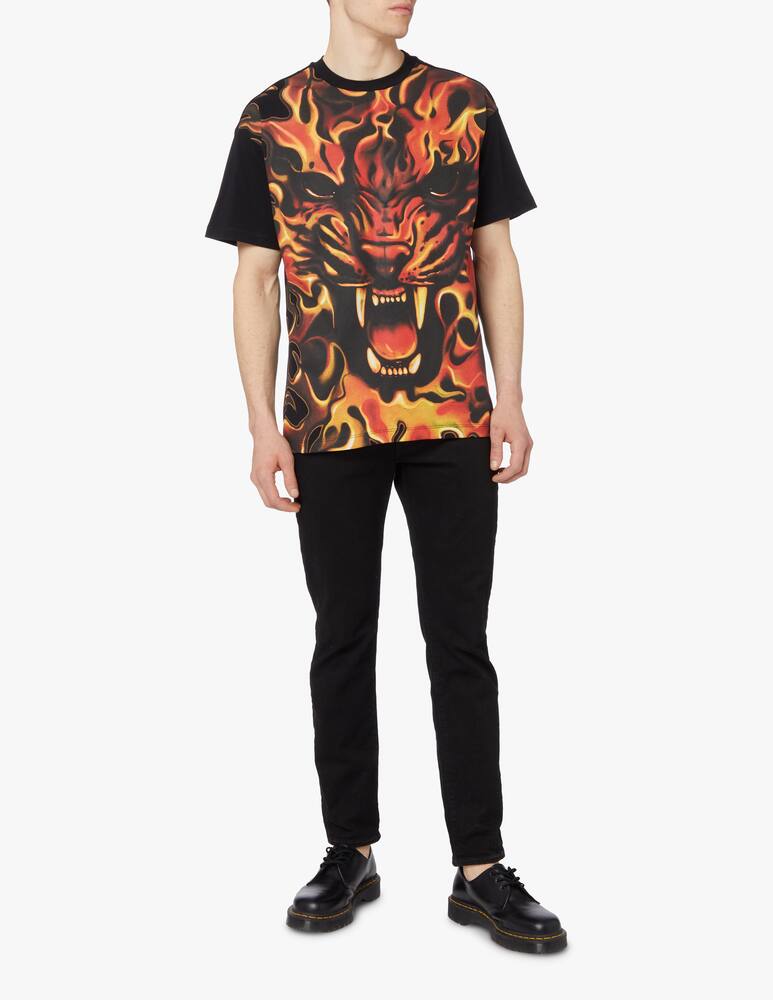rinascente Roberto Cavalli S/s regular fit t-shirt - black