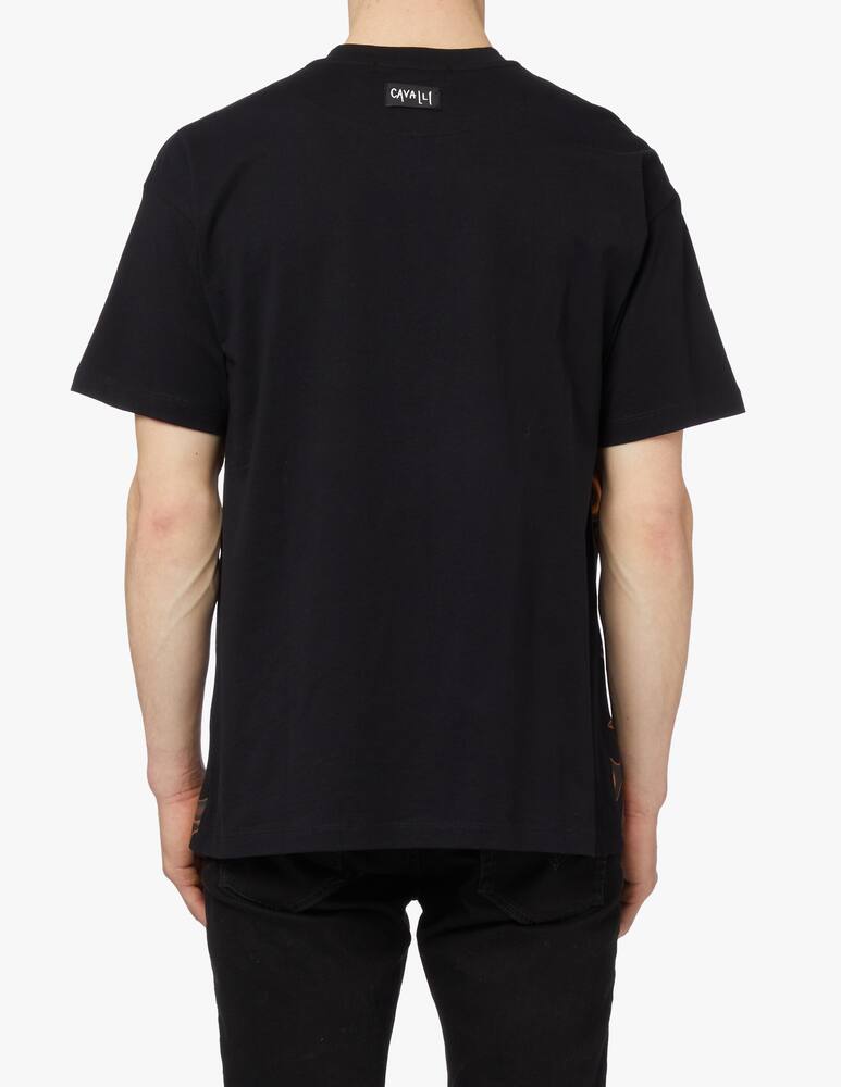 rinascente Roberto Cavalli S/s regular fit t-shirt - black
