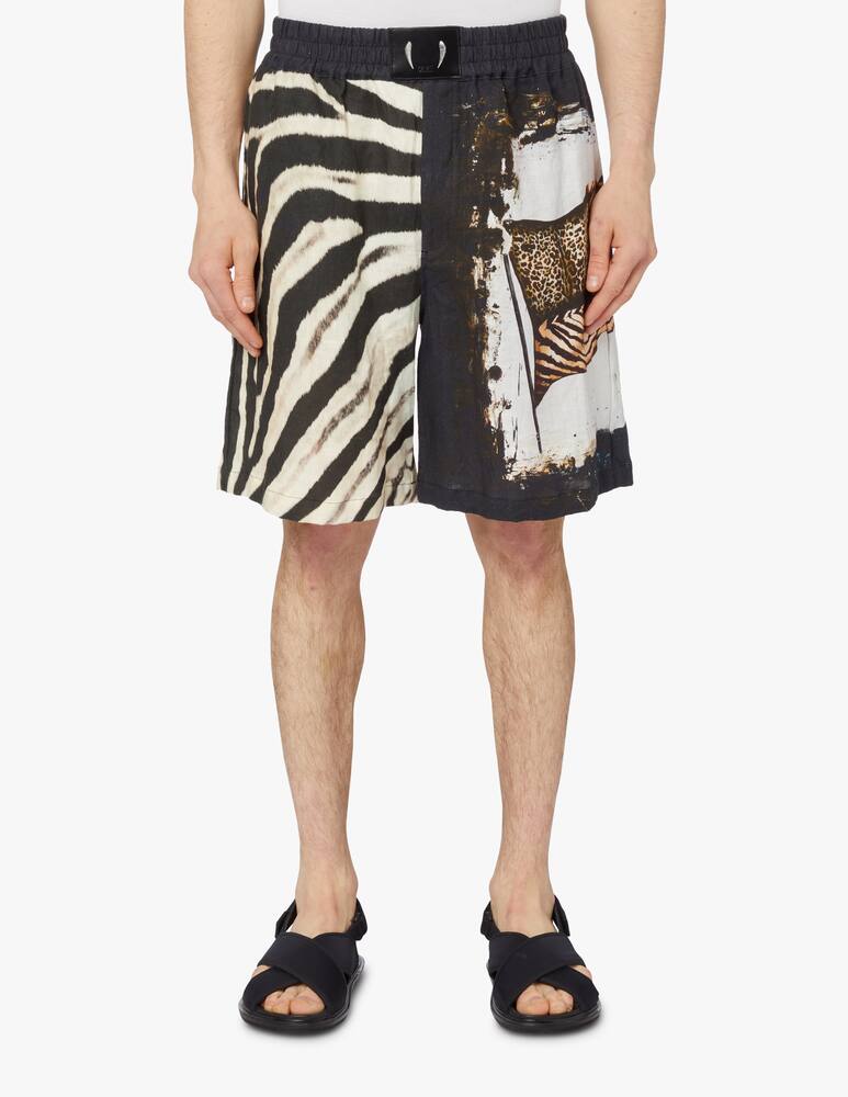 rinascente Roberto Cavalli Shorts with elasticated belt a - multi