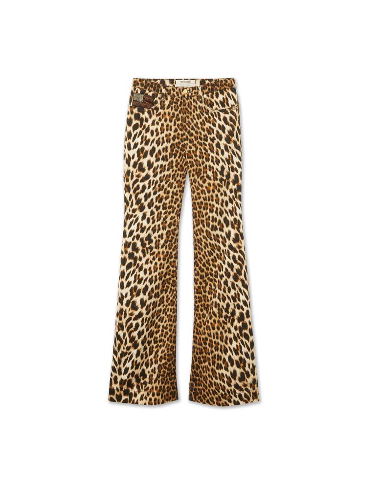 rinascente Roberto Cavalli Jeans a zampa e vita alta Macu - marrone