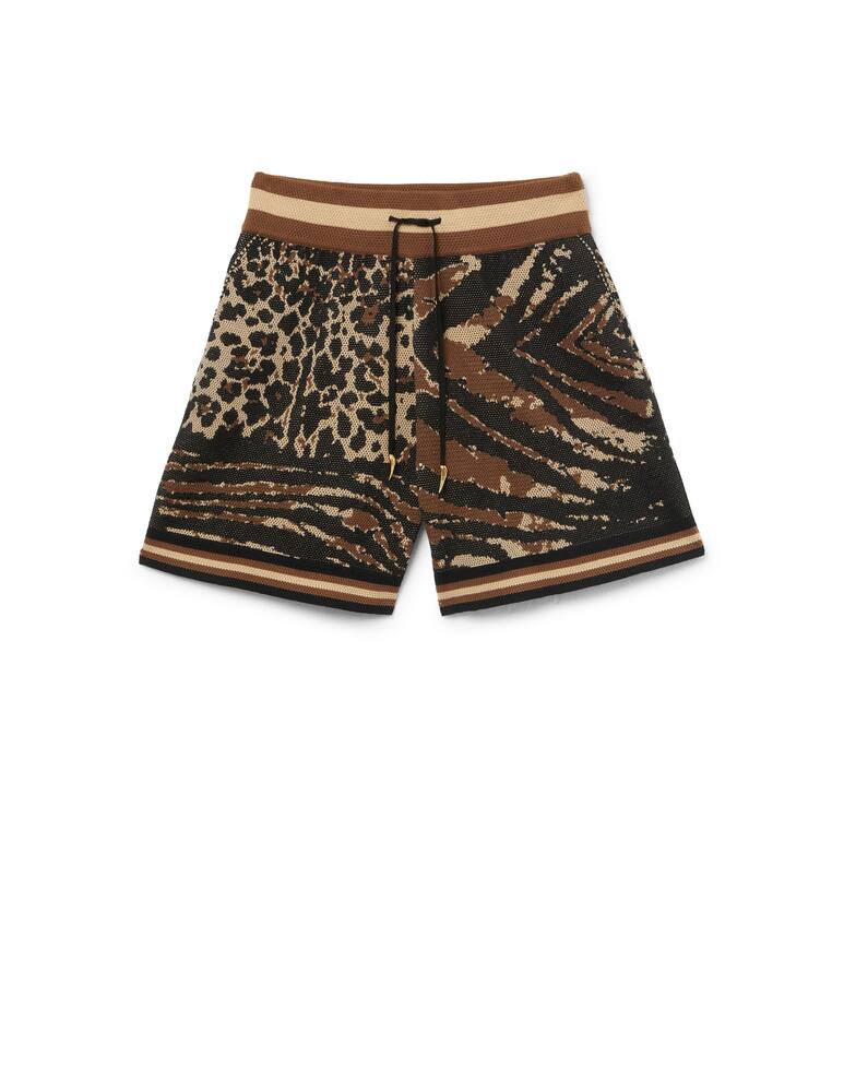 rinascente Roberto Cavalli Pantaloni in cotone e cashmere - multicolor