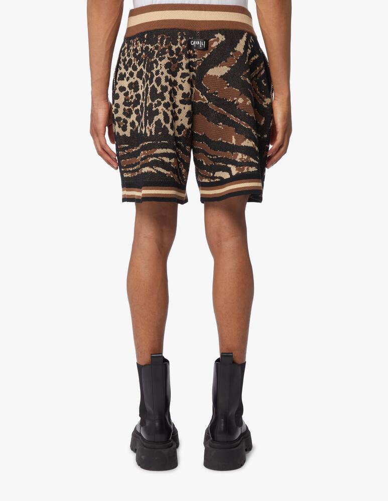 rinascente Roberto Cavalli Pantaloni in cotone e cashmere - multicolor