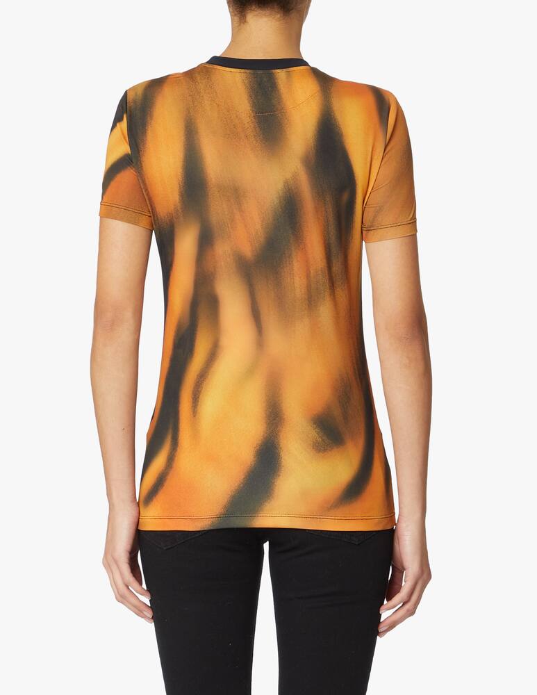 rinascente Roberto Cavalli Tigre slim-fit t-shirt - multi