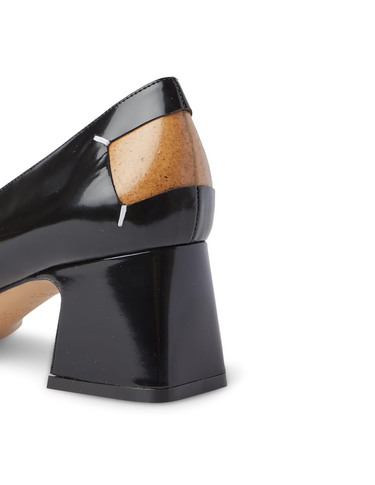 rinascente Maison Margiela Pumps con tacco largo Tabi - nero