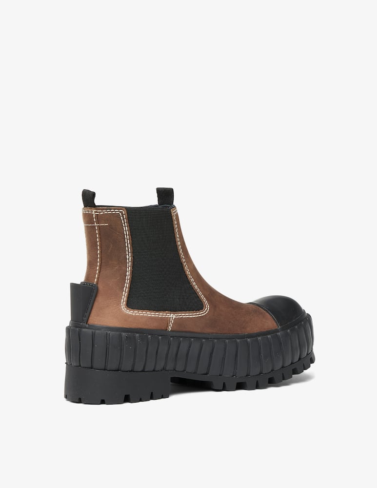 rinascente MM6 Maison Margiela Stivaletti chelsea - Marrone