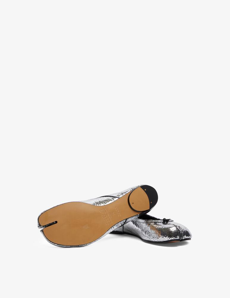 rinascente Maison Margiela Ballerine Tabi Crackle - Argento
