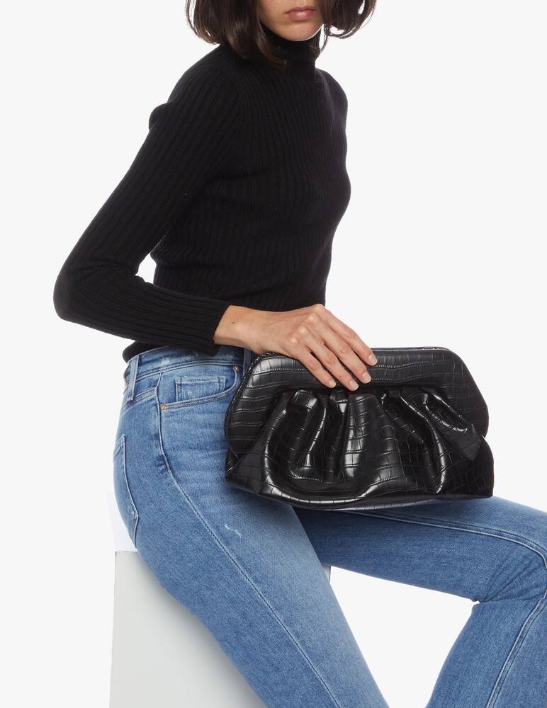 rinascente THEMOIRè Bios Croco borsa clutch