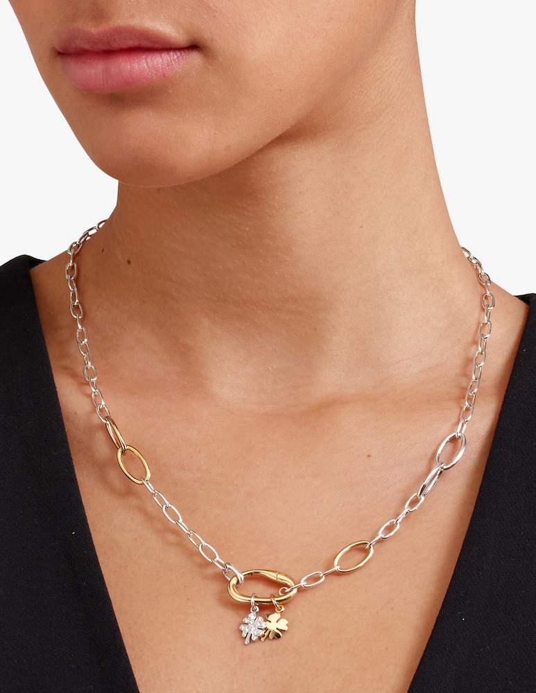 DoDo Collana Essentials argento & argento dorato - immagine 5 DoDo Collana Essentials argento & argento dorato - immagine 5