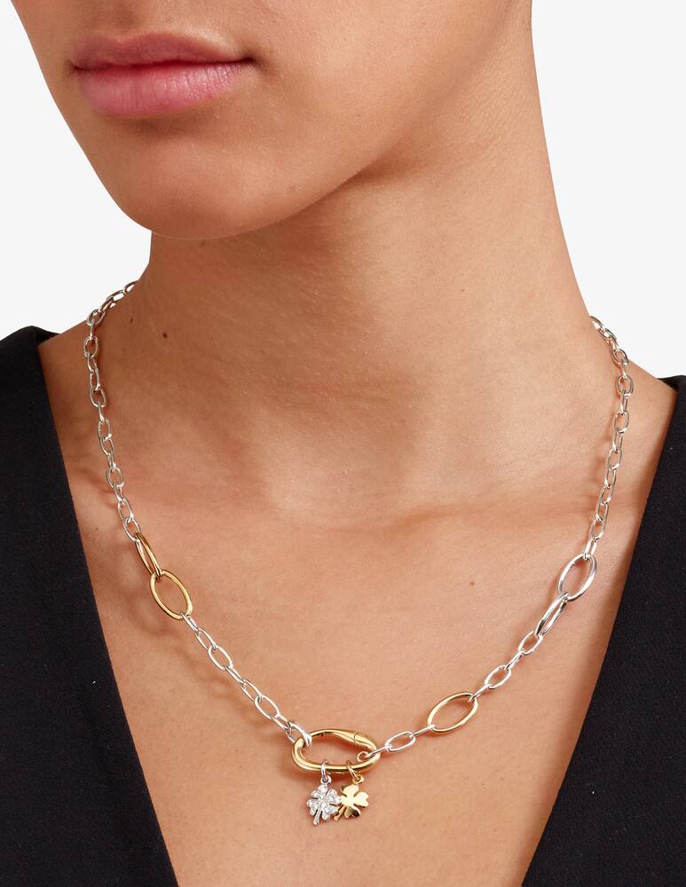 rinascente DoDo Collana Essentials argento & argento dorato