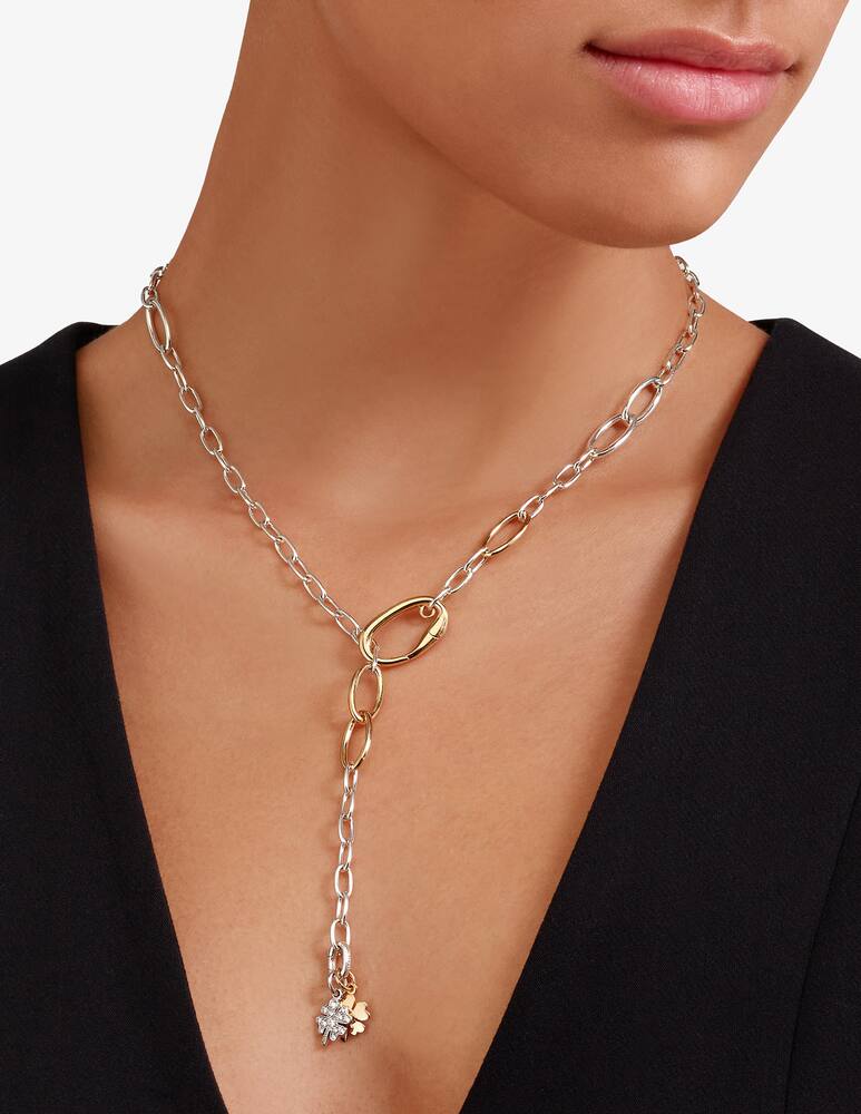 rinascente DoDo Collana Essentials argento & argento dorato