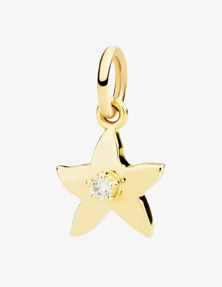 DoDo Pendant Star yellow gold & white diamond - picture 1 DoDo Pendant Star yellow gold & white diamond - picture 1