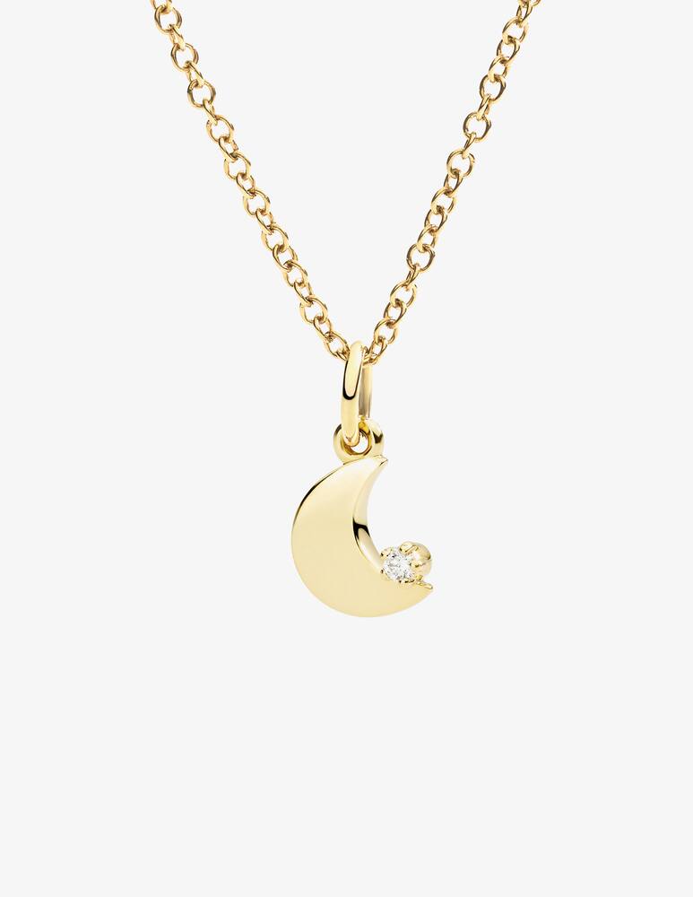 rinascente DoDo Ciondolo Luna oro giallo & diamante bianco
