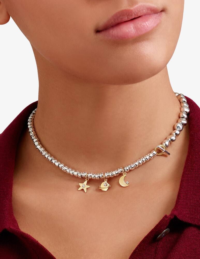 rinascente DoDo Ciondolo Pianeta oro giallo & diamante bianco