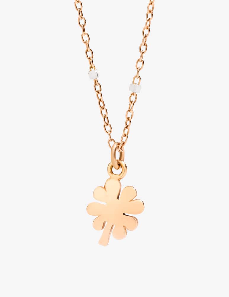 DoDo Collana Mini Quadrifoglio oro rosa - immagine 1 DoDo Collana Mini Quadrifoglio oro rosa - immagine 1