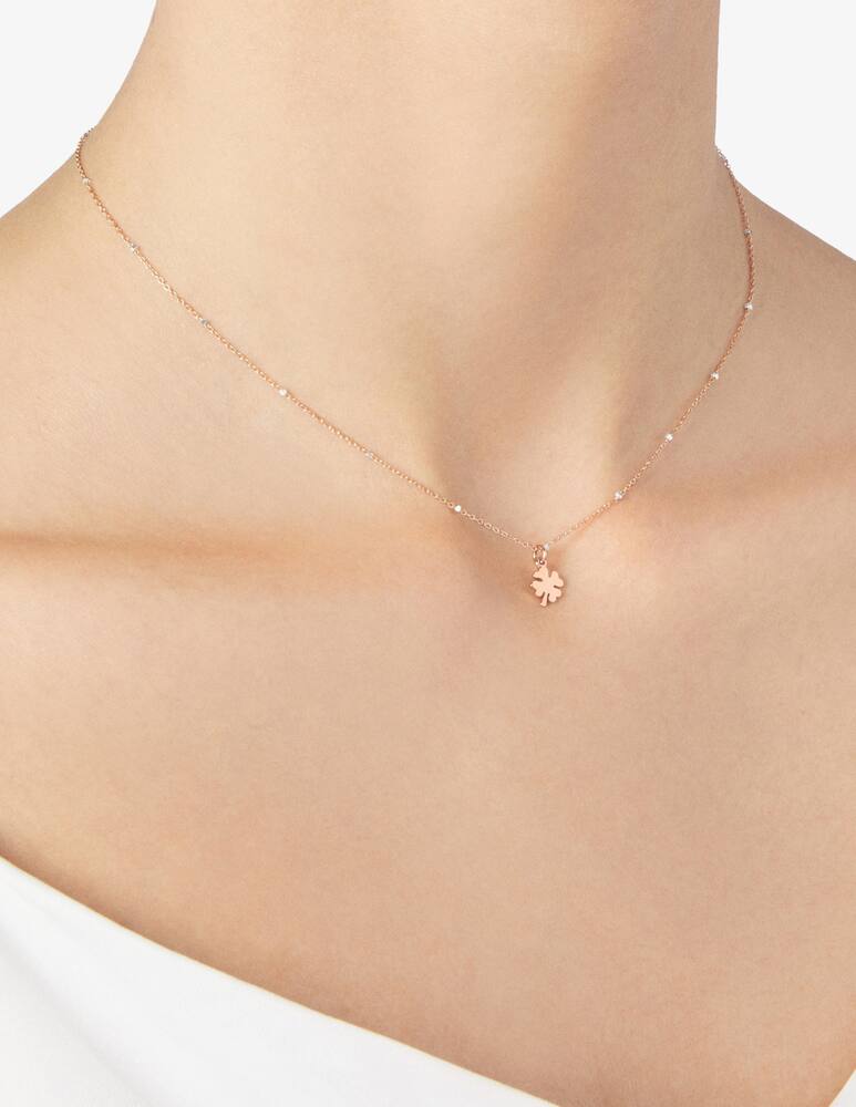 rinascente DoDo Necklace Mini Clover rose gold