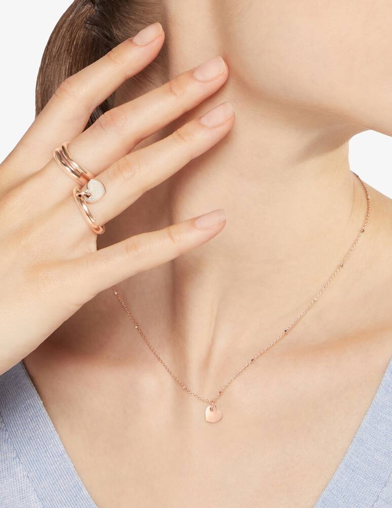 rinascente DoDo Necklace Mini Heart rose gold