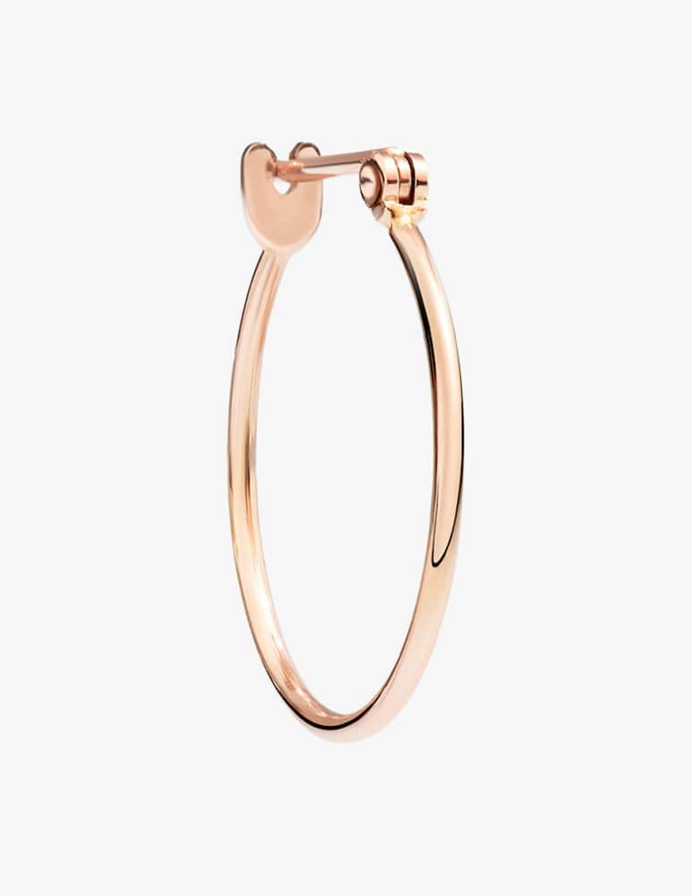rinascente DoDo Orecchino cerchio Essentials oro rosa piccolo