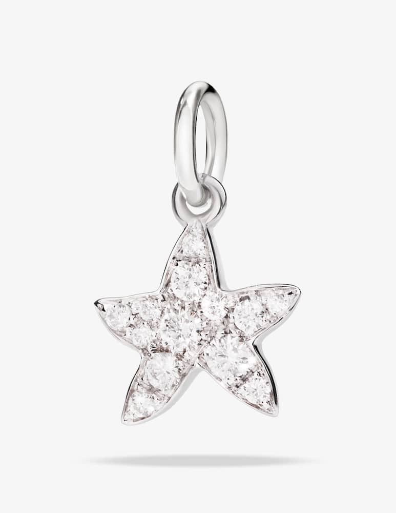 rinascente DoDo Ciondolo Stellina oro bianco diamanti bianchi