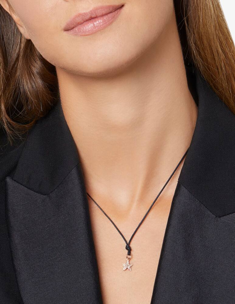 rinascente DoDo Ciondolo Stellina oro rosa diamanti brown